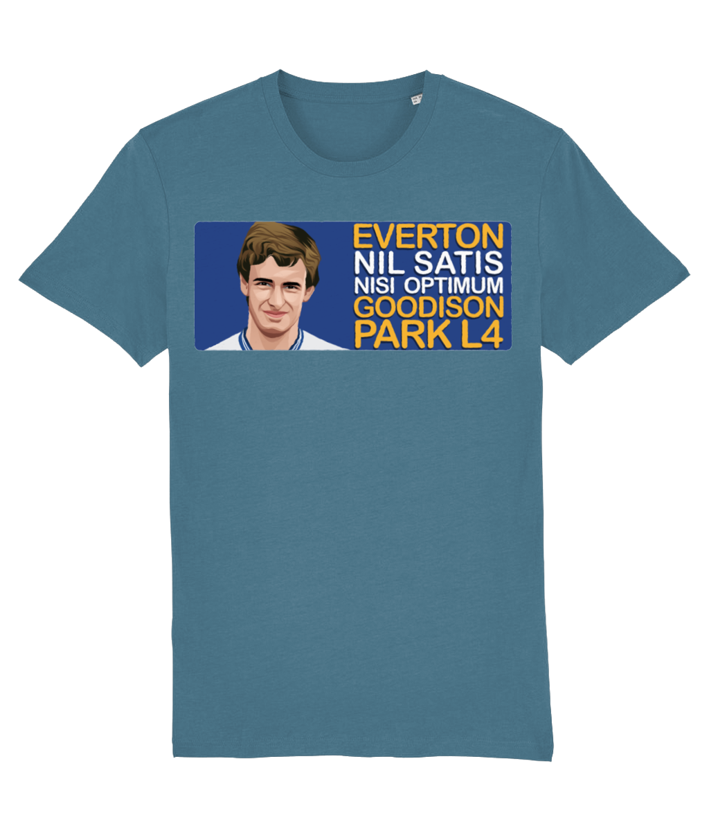 Everton Kevin Sheedy Goodison Park L4 Unisex T-Shirt