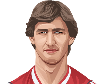 Retrotext Arsenal 1998 Premier League Champions mug featuring a detailed illustration of manager Arsene Wenger