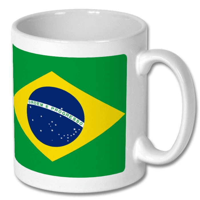 Brazil 1994 World Cup Winners Teletext Mug Ceramic 11oz mug Retrotext