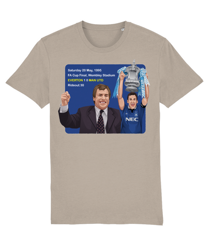 Everton 1995 FA Cup Winners Joe Royle Unisex T-Shirt