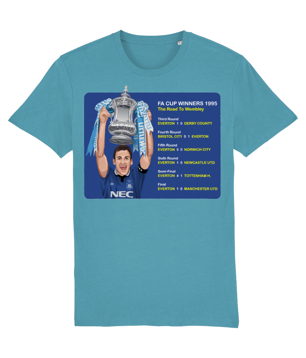 Everton 1995 Road To Wembley Dave Watson Unisex T-Shirt