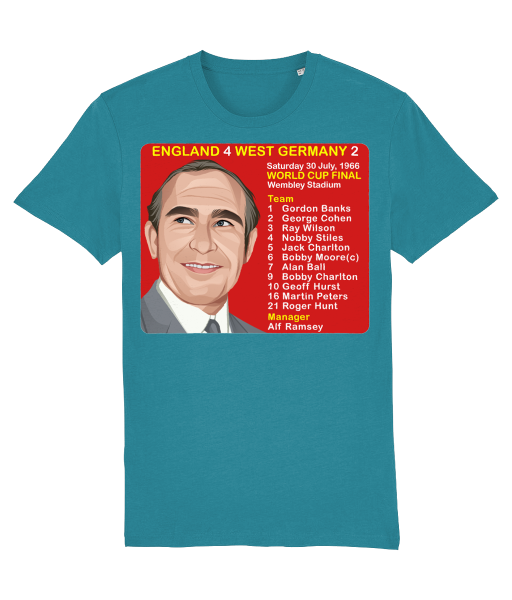 England 1966 World Cup Winners Alf Ramsey Unisex T-Shirt